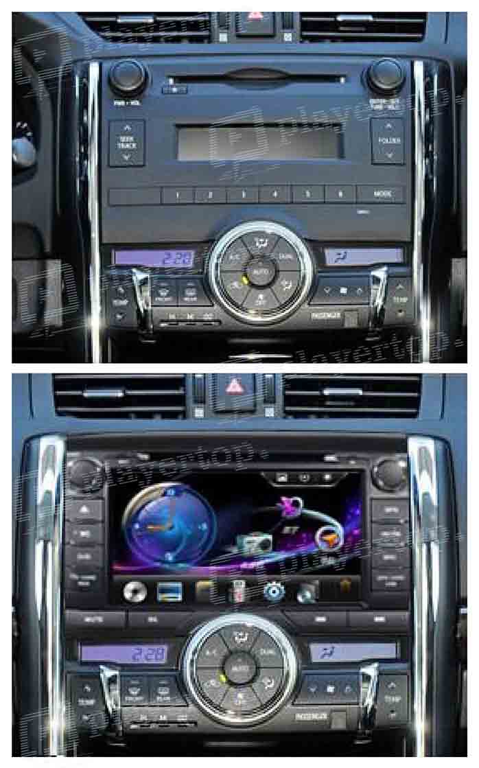 installation autoradio toyota reiz 2011